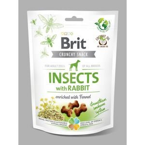 Brit Care Crunchy Cracker. Insects with Rabbit enriched with Fennel - 200g