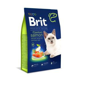 BRIT Premium by Nature Cat Sterilized Salmon - 8kg