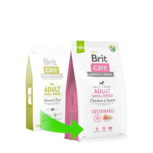 Brit Care Dog Sustainable Adult Small Breed - 7kg / expirace 1.6.2024