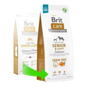 Brit Care Dog Grain-free Senior & Light   - 12kg