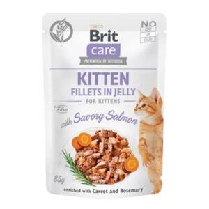 Brit Care Cat Fillets in Jelly Kitten with Salmon 85g - 85g