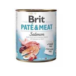 BRIT Paté & Meat Salmon 800g - 1KS