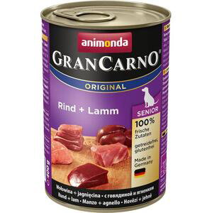 ANIMONDA dog konzerva Gran Carno Senior hovězí/jehněčí - 400g