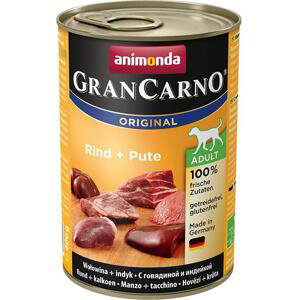 ANIMONDA dog konzerva Gran Carno hovězí/krůta - 800g