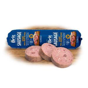 BRIT dog sausage SPORT  BEEF / FISH - 800g