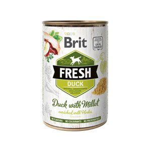 BRIT FRESH   konz. 400g - KACHNA /proso