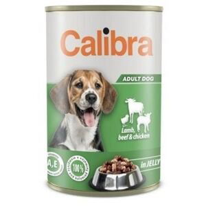CALIBRA dog konzerva jehně, hovězí, kuře - 1240 g
