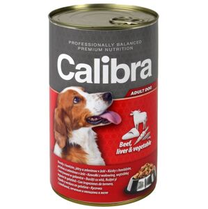 CALIBRA konz. HOVĚZÍ / JÁTRA / zelenina - 1240g