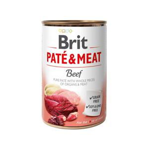 BRIT  konzerva PATE and MEAT 400g - ŠTĚNĚ