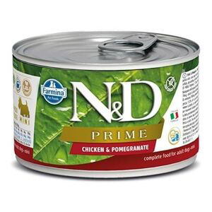 N&D dog PRIME konz. ADULT MINI chicken/pomegranate - 140g