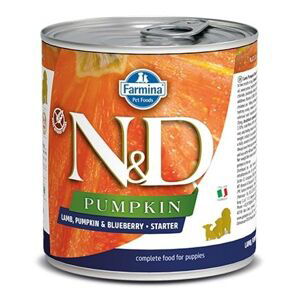 N&D dog GF PUMPKIN konz. STARTER lamb/blueberry - 285g