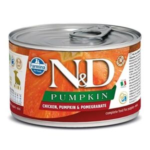 N&D dog GF PUMPKIN konz. PUPPY MINI chicken/pomegranate - 140g