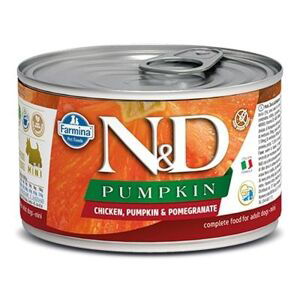 N&D dog GF PUMPKIN konz. ADULT MINI chicken/pomegranate - 140g