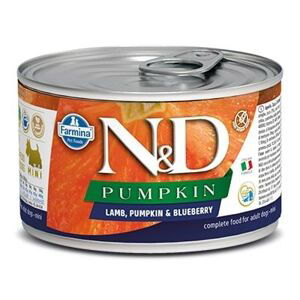 N&D dog GF PUMPKIN konz. ADULT MINI lamb/blueberry - 140g