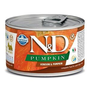 N&D dog GF PUMPKIN konz. ADULT MINI venison - 140g