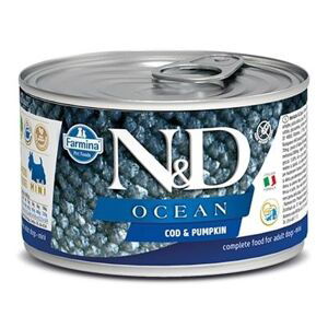 N&D dog OCEAN konz. ADULT MINI codfish/pumpkin - 140g