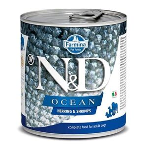 N&D dog OCEAN konz. ADULT herring/shimps - 285g