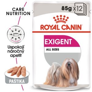 Royal Canin Exigent Dog Loaf - kapsička s paštikou pro mlsné malé psy - 85g