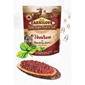 CARNILOVE dog  kapsa  PATÉ VENISON/strawberry leaves - 300g