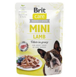 BRIT CARE dog  MINI kapsa ADULT  lamb - 85g