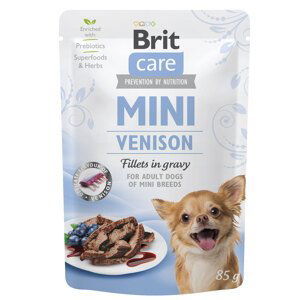 BRIT CARE dog  MINI kapsa ADULT  venison - 85g