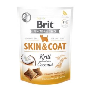 BRIT snack SKIN COAT krill/coconut - 150g