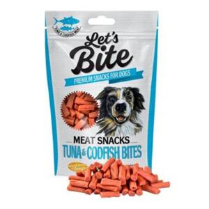 BRIT let's meat snacks TUNA codfish bites - 80g / expirace 12.9.2024