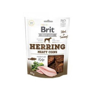 BRIT meaty jerky  HERRING meaty coins - 80g