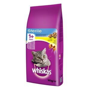 WHISKAS suché STERILE/kuřecí - 14kg