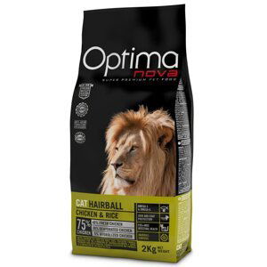 OPTIMAnova cat  HAIRBALL chicken/rice - 8kg