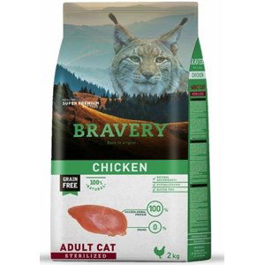 Bravery cat STERILIZED chicken - 7kg