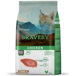 Bravery cat   KITTEN  - granule pro koťata - 2 kg