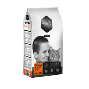 Amity premium cat SALMON/rice - granule pro dospělé kočky - 10kg