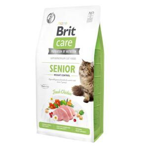 BRIT CARE cat GF SENIOR weight control - 7kg - expirace 8.6.2024