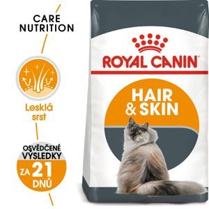Royal Canin  cat Hair and Skin Care - granule pro kočky pro zdravou srst a kůži - 4kg