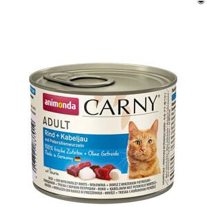 ANIMONDA cat konzerva  CARNY hovězí/treska/petržel - 200g