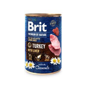 BRIT dog Premium by Nature TURKEY with LIVER - 400g