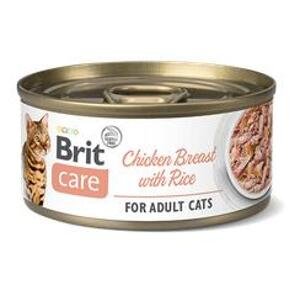 BRIT CARE cat konz. ADULT  CHICKEN/breast/rice - 70g