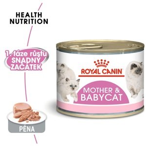 Royal Canin Babycat Instinctive Can  - konzerva pro kojící kočky a koťata - 195g