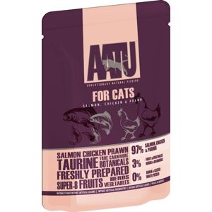 AATU  cat  kapsa SALMON / CHICKEN / PRAWN - 5x85g