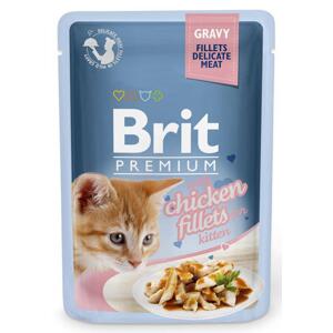 BRIT cat  kapsa  FILLETS   KITTEN chicken/šťáva - 85g