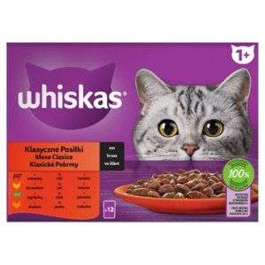 WHISKAS kapsa KLASICKÝ výběr ve štávě - 12x85g