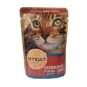 Petkult cat kapsa STERILISED tuňák - 7x100g