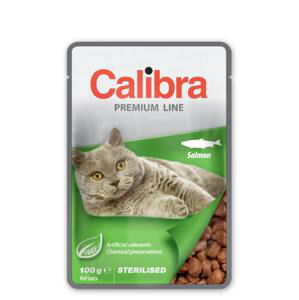 CALIBRA cat kapsa STERILISED SALMON - 100g