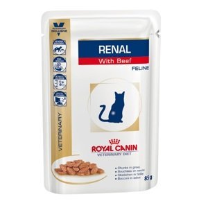 Royal Canin Veterinary Diet Cat RENAL BEEF kapsa - 85g