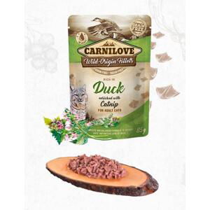 CARNILOVE cat  kapsa  ADULT  DUCK/catnip - 85g