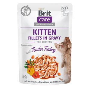 BRIT CARE cat kapsa  KITTEN TENDER/turkey - 1x85g
