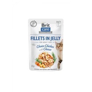 Kapsička BRIT Care Cat Pouch Choice Chicken with Cheese in Jelly 85g - 1x85g