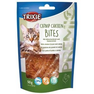 Cat pochoutka CATNIP CHICKEN BITES (trixie) - 50g