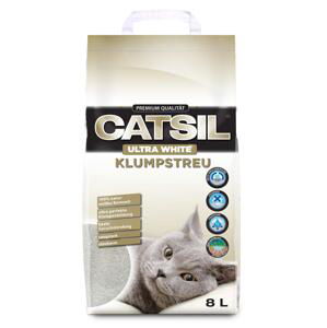 Podestýlka   CATSIL ultra white - 2 x 8l